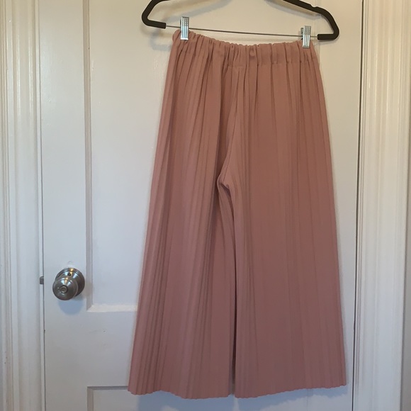Size S pink wide leg pants - Picture 2 of 3